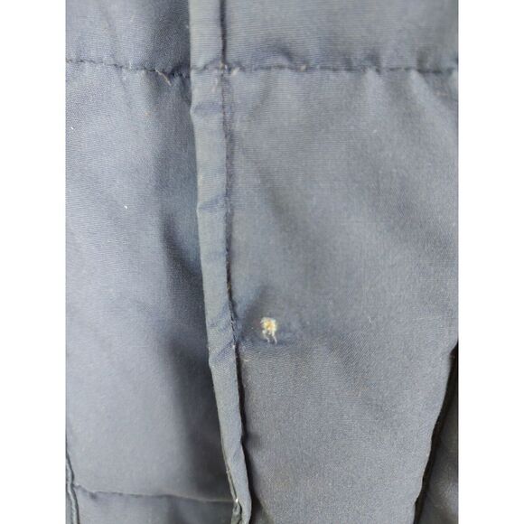 Vintage ST. JOHNS BAY MEN'S EXTRA XL 80% DOWN INSULATED BLUE PUFFER VEST - Picture 2 of 9